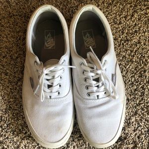 White Vans Era 10.5 Shoes